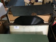 Collection of 78rpm Records in Case