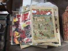 Vintage Comics and Magazine Including Marvel and B