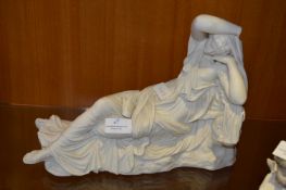 Alabaster Figurine - Recumbent Lady