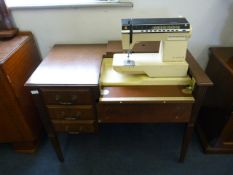 Oak Singer Sewing Machine Desk