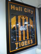 Framed Signed Hull City Shirt