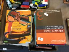 Quantity of Music Tuition Books; Piano and Violin