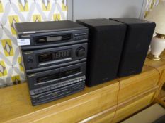 Panasonic Music System CD, Tape and Tuner with Spe