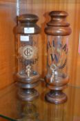 Two Novelty Decanters - Cognac and Whiskey