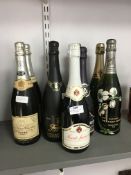 Nine Assorted Miniature Bottles of Wine