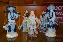 Five Chinese Figurines