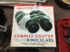 Pair of BMI Sports 10x50 Binoculars with Compass