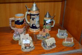 Lilliput Lane Cottages and Stein Mugs