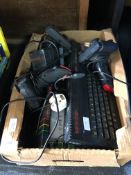 Sinclair ZX Spectrum with Controllers and Games