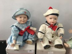 Two Ashton Drake Galleries Porcelain Dolls