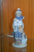 Lladro Figurine - Girl with Puppy