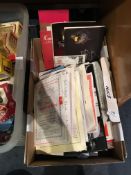 Box Containing Theater Programmes