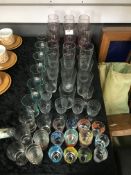 Quantity of Drinking Glassware