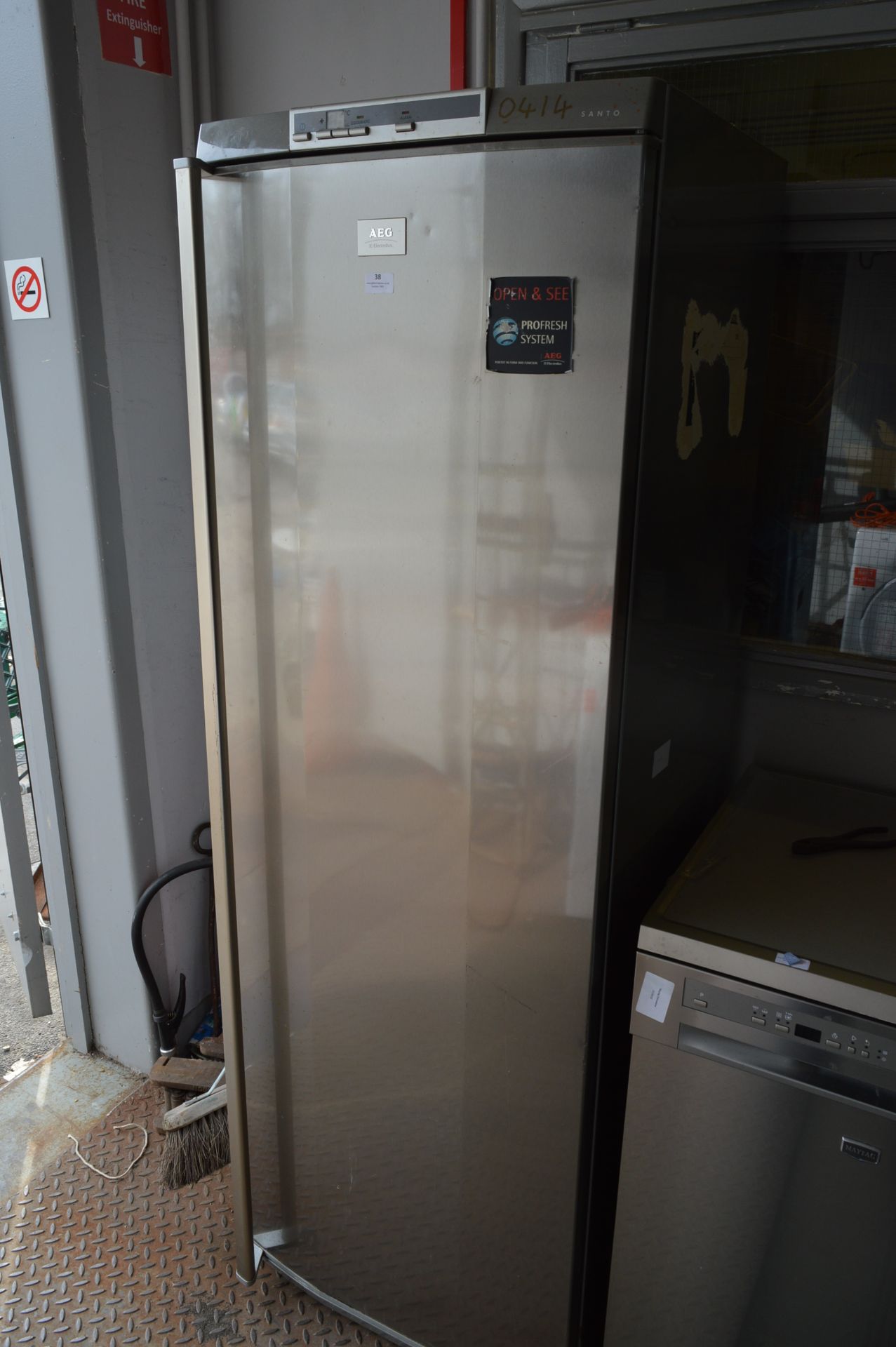 Electrolux AEG Tall Silver Fridge