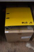 Box Containing 12 A4 Glo Lever Arch Folders (Lemon)