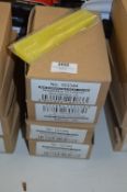 Four Boxes Containing 50 Biodegradable 15cm Yellow Rulers