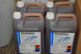 4x5L of Dymabac Heavy Duty Bacteria Cleaner