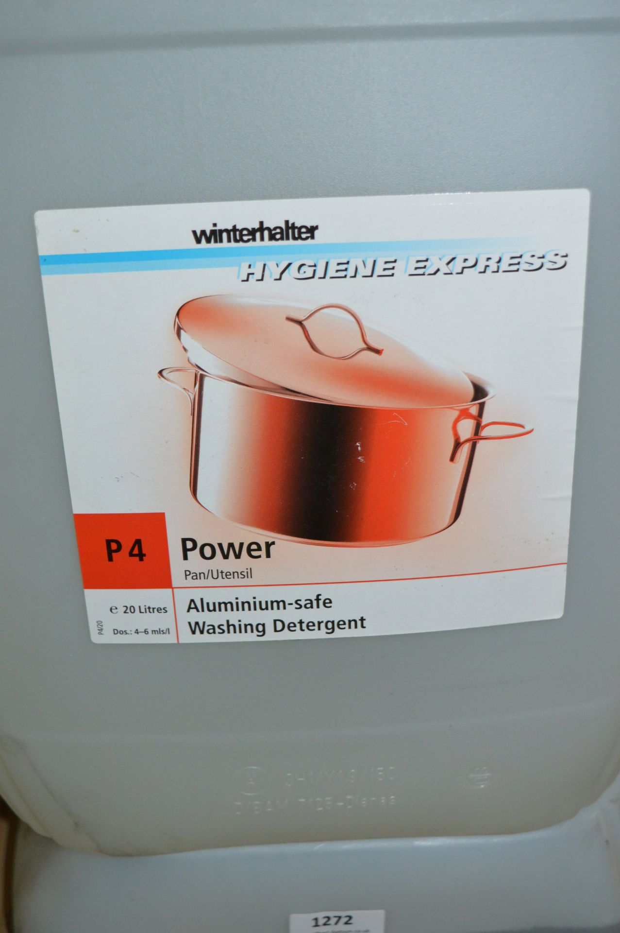 1x25L of Winterhalter Hygiene Express Power Pan and Utensil Cleaner