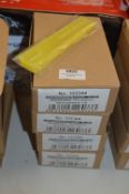 Four Boxes Containing 50 Biodegradable 15cm Yellow Rulers