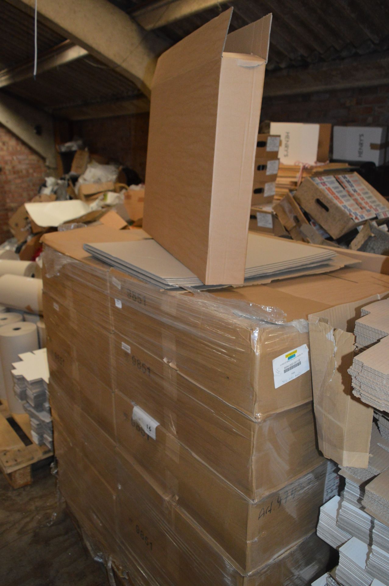 Pallet Containing 12 Cases of 10 Two Piece Mailing Boxes 700x8