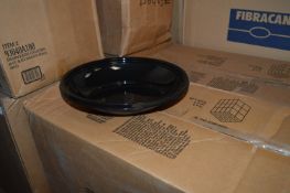 Two Boxes Containing 100 Sabert 40oz Circular Disposable Bowls