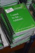 Five Packs of 5 Spiral Notebooks with Recycled Covers