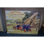 *70x50cm Metal Sign - Fordson Major Tractor