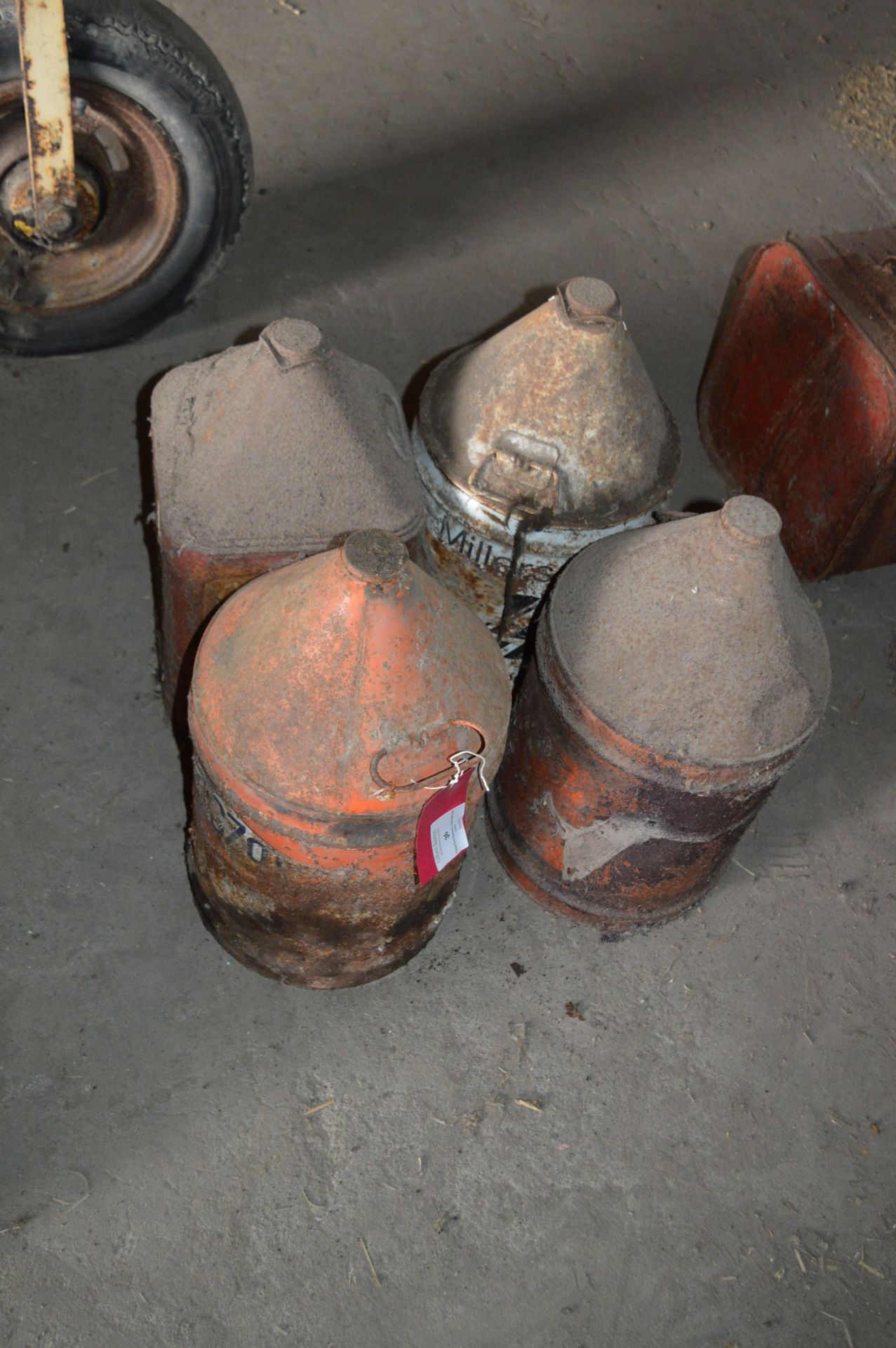 Four Assorted Vintage Oil Cans