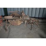 PTO Driven Circular Saw Bench with Category 1 Three Point Linkage