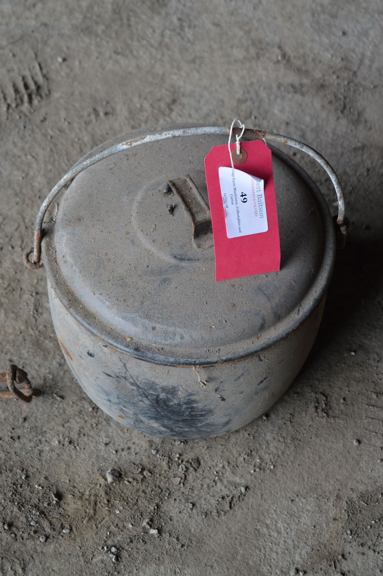 Enamel Pan with Lid