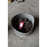 Galvanised Tub Containing Horse Shoes