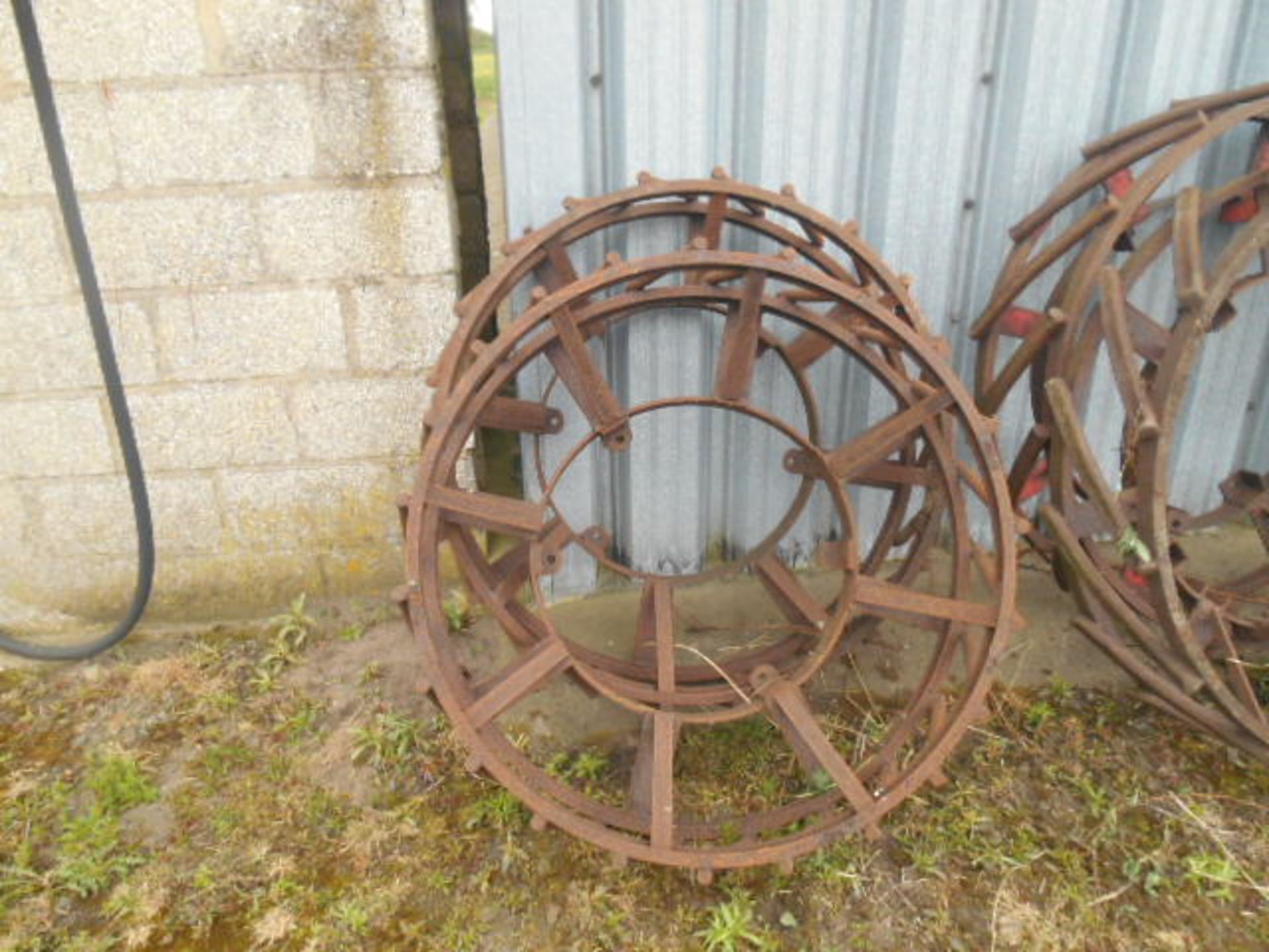 Pair of Cage Wheels