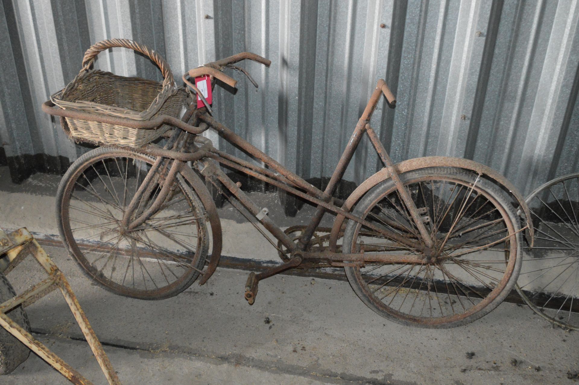 Vintage Delivery Bicycle with Basket