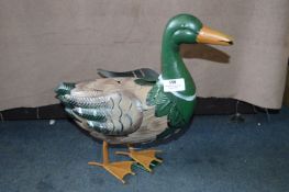 *Ornamental Painted Metal Duck