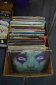 Box Containing LP Records