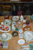 Table Lot of Pottery Including Hornsea, Decorative