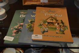 Three Pendelfin Books - Wopper, Barney and The Fam