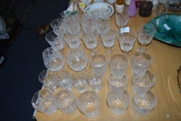 Assorted Crystal Glassware