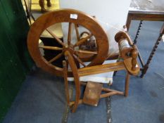 Spinning Wheel with Bobbins