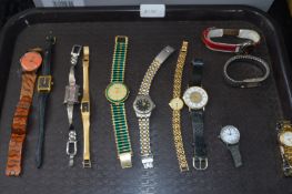 Tray of Twelve Assorted Ladies Wristwatches
