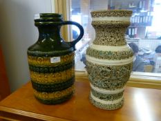 Two West German Pottery Vases