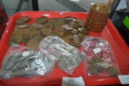 Assorted British Copper and Silver Coinage