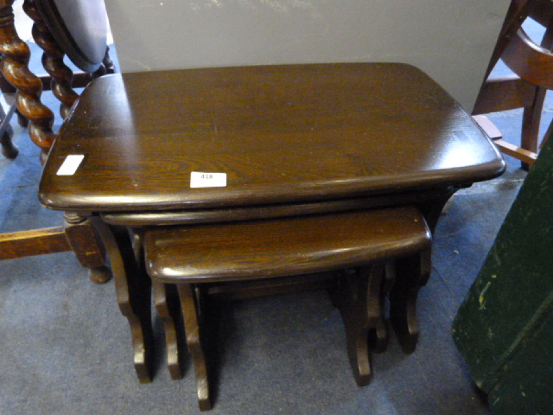 Nest of Three Ercol Tables