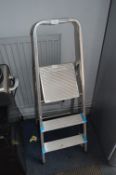 Pair of Aluminium Two Tread Step Ladders