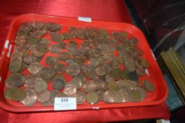 Tray Lot of British Copper Coinage