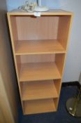 Beech Effect Four Height Bookshelf