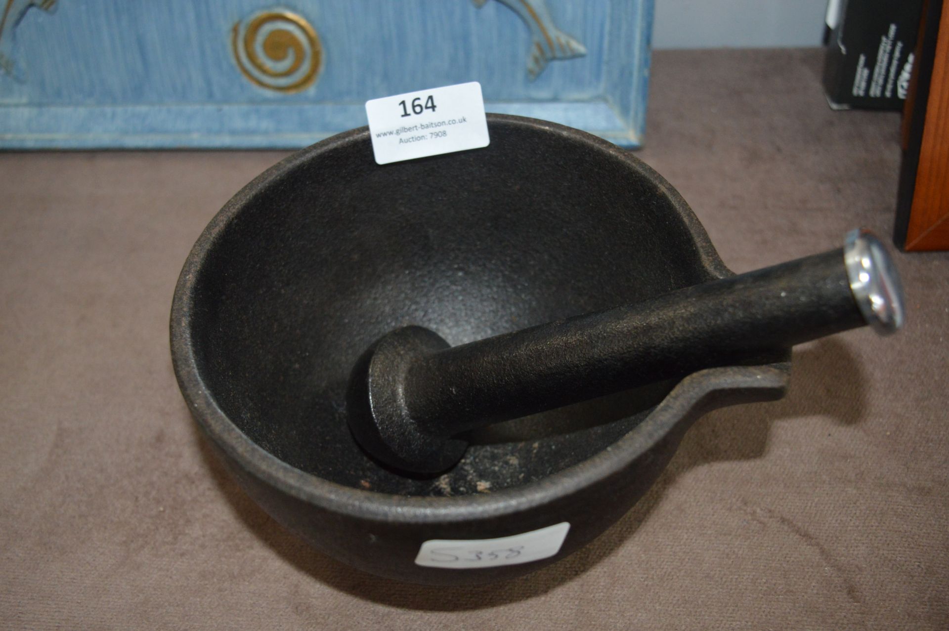 Cast Iron Mortar and Pestle