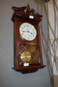 Wood Cased Constant Quartz Clock with Westminster