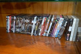 Selection of DVD Films Including Bond Movie Set