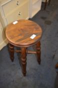 Stained Pine Stool